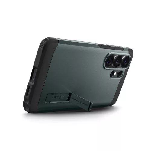 Spigen Tough Armor Mag MagSafe telefontok Samsung Galaxy S26 Ultra készülékhez mélyzöld