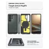 Spigen Tough Armor Mag MagSafe telefontok Samsung Galaxy S26 Ultra készülékhez mélyzöld