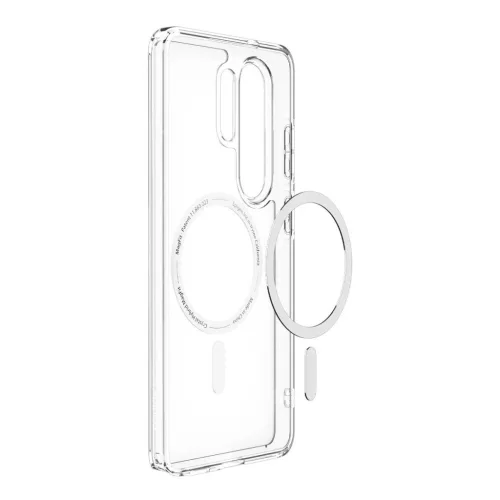 SPIGEN Ultra Hybrid Mag MagSafe tok Samsung Galaxy S26 Ultra készülékhez, átlátszó/fehér