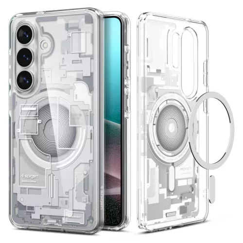 SPIGEN Ultra Hybrid Mag MagSafe tok Samsung Galaxy S26+ készülékhez Zero One fehér