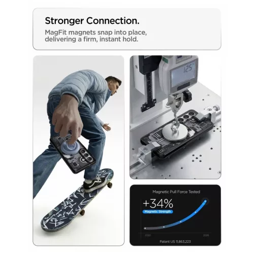 Spigen Ultra Hybrid Mag MagSafe Zero One tok Samsung Galaxy S26 készülékhez fekete