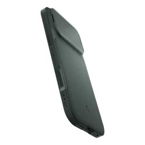 SPIGEN OPTIK ARMOR MAG MagSafe tok iPhone 17 Pro készülékhez mélyzöld