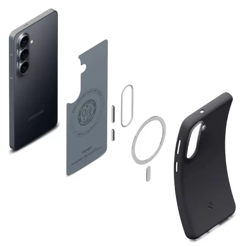 SPIGEN NANO POP MAG MagSafe tok Samsung Galaxy S26 készülékhez, fekete szezámmag