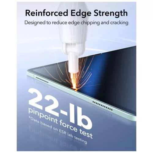 ESR Paper Feel kijelzővédő iPad Air 10,9” (4. és 5. generáció, 2020–2022) és 11” (6., 7. és 8. generáció, 2024–2026) készülékhez átlátszó
