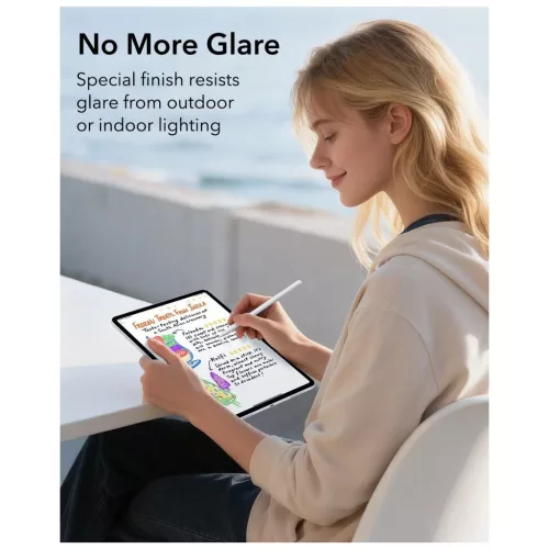 ESR Paper Feel kijelzővédő iPad Air 10,9” (4. és 5. generáció, 2020–2022) és 11” (6., 7. és 8. generáció, 2024–2026) készülékhez átlátszó