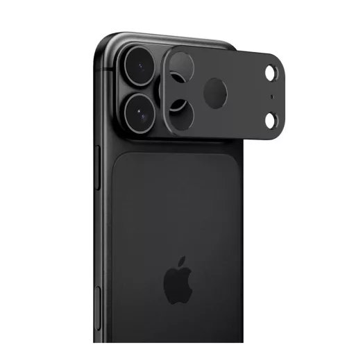 Tech-Protect Camalloy Fit+ iPhone 18 Pro Max készülékhez kameravédő, fekete