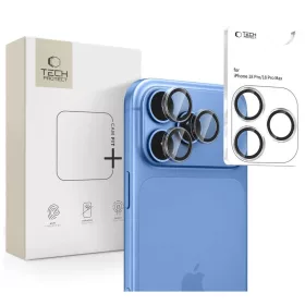   Tech-Protect Camring Fit+ iPhone 18 Pro/Max készülékhez kameravédő gyűrű, átlátszó