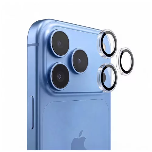 Tech-Protect Camring Fit+ iPhone 18 Pro/Max készülékhez kameravédő gyűrű, átlátszó