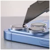 Tech-Protect Camring Fit+ iPhone 18 Pro/Max készülékhez kameravédő gyűrű, átlátszó