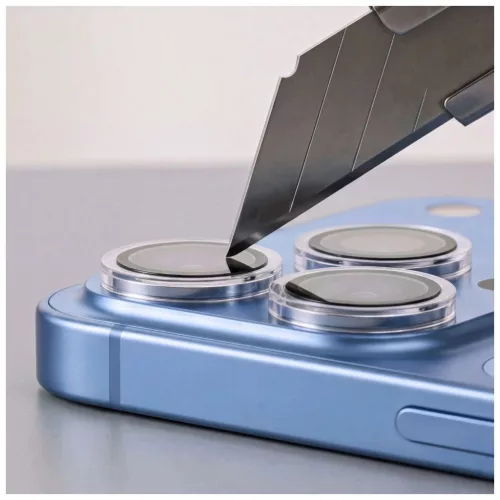 Tech-Protect Camring Fit+ iPhone 18 Pro/Max készülékhez kameravédő gyűrű, átlátszó