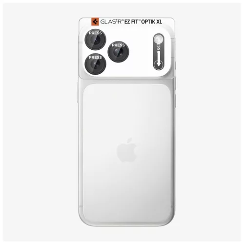 SPIGEN OPTIK PRO XL GLAS.TR EZ FIT kameravédő iPhone 18 Pro Max készülékhez sötétszürke