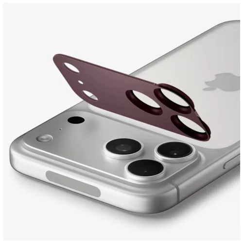 SPIGEN Optik Pro XL Glas.TR EZ Fit kameravédő iPhone 18 Pro Max készülékhez bordó