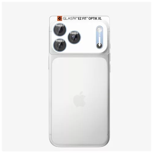 Spigen Optik Pro XL Glas.TR EZ Fit kameravédő iPhone 18 Pro készülékhez világoskék