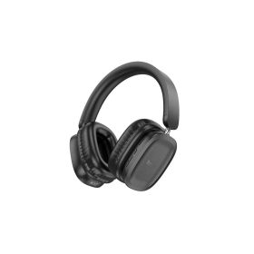   Hoco bluetooth fejhallgató SZTEREO (v5.3, kártyaolvasó, 3.5mm jack aljzat) FEKETE (W51)