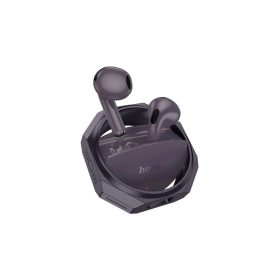   Hoco SPINNER bluetooth fülhallgató SZTEREO (v5.4, TWS, mikrofon + töltőtok) FEKETE/LILA (EW70_BLK)