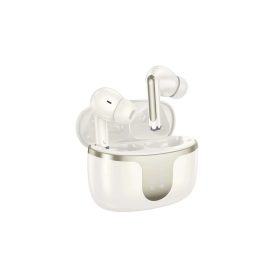   Hoco EQ10 bluetooth fülhallgató SZTEREO (v5.3, TWS, mikrofon, LED kijelző + töltőtok) FEHÉR (EQ10_W)