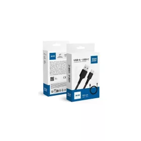 BlueStar USB-A - USB-C kábel 1m fekete (BS281648)