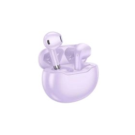   Hoco JUNE bluetooth fülhallgató SZTEREO (v5.1, TWS, mikrofon, LED jelzés + töltőtok) LILA (EW61_P)