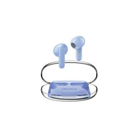   Awei T85 bluetooth fülhallgató SZTEREO (v5.3, TWS, mikrofon, zajszűrő + töltőtok) VILÁGOSKÉK (T85_BL)