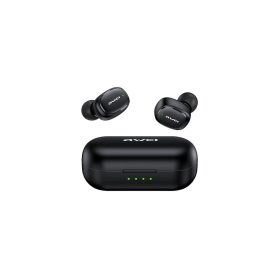   Awei T13 PRO bluetooth fülhallgató SZTEREO (v5.1, TWS, vízálló, extra mini + töltőtok) FEKETE (T13_PRO_B)