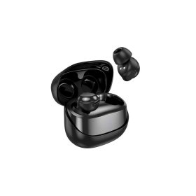   Hoco EW200 bluetooth fülhallgató SZTEREO (v5.4, TWS, LED kijelző, mikrofon + töltőtok) FEKETE (EW200_B)