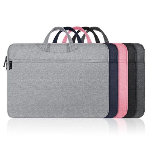 Dux Ducis LBTC kézitáska álló LAPTOP/NOTEBOOK/TABLET (univerzális, textil, kézpánt, 13-13.9" méret) FEKETE (GP-157353)