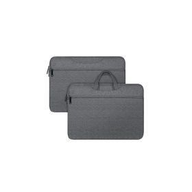   Dux Ducis LBTC kézitáska álló LAPTOP/NOTEBOOK/TABLET (univerzális, textil, kézpánt, 15.5-16" méret) SÖTÉTSZÜRKE (GP-157341)
