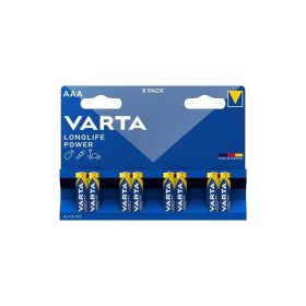   Varta Longlife Power Alkaline AAA ceruza elem 8 db/csomag (4903121418)