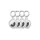 Tech-Protect Icon Apple Airtag tok átlátszó 4db (5906302360765)