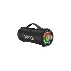   Hoco bluetooth hordozható hangszóró (v5.4, 2x20W, TF/microSD kártyaolvasó, FM rádió, AUX, LED világítás) FEKETE (HA10)