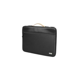   Hoco GT7 tok fekvő, bőr hatású LAPTOP/NOTEBOOK/TABLET (univerzális, 14" méret) FEKETE (GT7_BLACK)