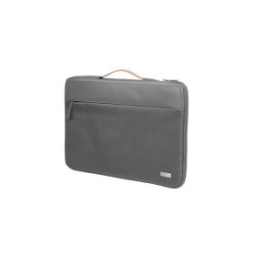   Hoco GT7 tok fekvő, bőr hatású LAPTOP/NOTEBOOK/TABLET (univerzális, 14" méret) SÖTÉTSZÜRKE (GT7_GREY)