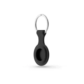   Haffner szilikon védőtok és rögzítő kulcstrtó Apple AirTag nyomkövetőhöz ECO csomagolás fekete (FN0197)