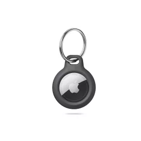   Haffner szilikon védőtok és rögzítő Apple AirTag nyomkövetőhöz ECO csomagolás fekete (FN0440)