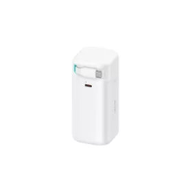   Usams XMF vésztöltő Type-C aljzat (18000mAh, 45W, PD gyorstöltő + fix Type-C kábel) FEHÉR (20KCD21602)