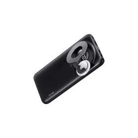   Usams PB62 vésztöltő USB+Type-C aljzat (10000mAh, 20W, PD gyorstöltő, wireless, kitámasztó, APPLE AirTag tartó) FEKETE (10KCD17101)