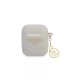   CG MOBILE GUESS CHARMS szilikon tok (telefondísz) VILÁGOSSZÜRKE Apple AirPods/AirPods 2 (GUA2LSC4EG)