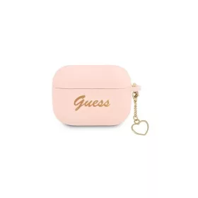   CG MOBILE GUESS CHARMS HEART szilikon tok (telefondísz) RÓZSASZÍN Apple AirPods Pro (GUAPLSCHSP)