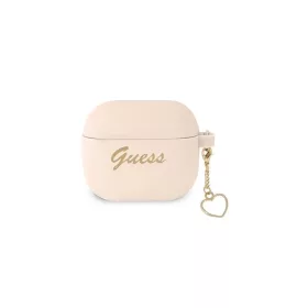   CG MOBILE GUESS CHARMS HEART szilikon tok (telefondísz) RÓZSASZÍN Apple AirPods 3 (GUA3LSCHSP)