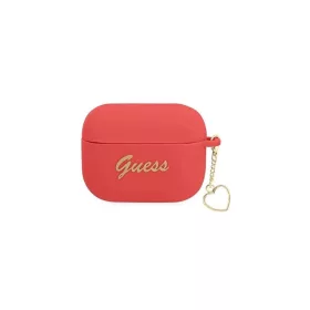   CG MOBILE GUESS CHARMS HEART szilikon tok (telefondísz) PIROS Apple AirPods Pro (GUAPLSCHSR)