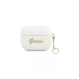   CG MOBILE GUESS CHARMS HEART szilikon tok (telefondísz) FEHÉR Apple AirPods Pro (GUAPLSCHSH)