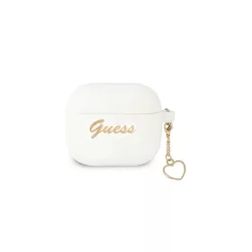   CG MOBILE GUESS CHARMS HEART szilikon tok (telefondísz) FEHÉR Apple AirPods 3 (GUA3LSCHSH)