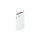 Awei XY vésztöltő USB+Type-C aljzat (10000mAh, 20W, PD gyorstöltő, LED kijelző + fix lightning kábel) FEHÉR (10KCD22502)