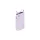 Awei XY vésztöltő USB+Type-C aljzat (10000mAh, 20W, PD gyorstöltő, LED kijelző + fix Type-C kábel) LILA (10KCD22403)