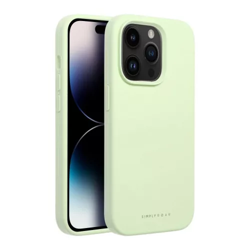 ROAR case CLOUD SKIN tok iPhone 17 Pro készülékhez, világos zöld