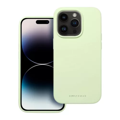ROAR case CLOUD SKIN tok iPhone 17 Pro készülékhez, világos zöld