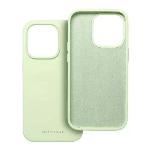 ROAR case CLOUD SKIN tok iPhone 17 Pro készülékhez, világos zöld