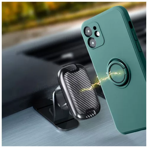 Xiaomi Redmi 15C készülékhez szilikon gyűrűs tok (173,16 x 81,07 x 8,2 mm), zöld