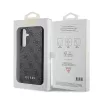 GUESS tok Samsung Galaxy A35 készülékhez GUOHCSA35G4GFGR PU 4G Classic Metal Logo fekete