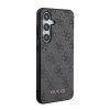 GUESS tok Samsung Galaxy A35 készülékhez GUOHCSA35G4GFGR PU 4G Classic Metal Logo fekete